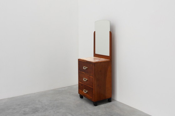 Image 1 of Comò o toletta Art Déco con specchio, Francia anni '30