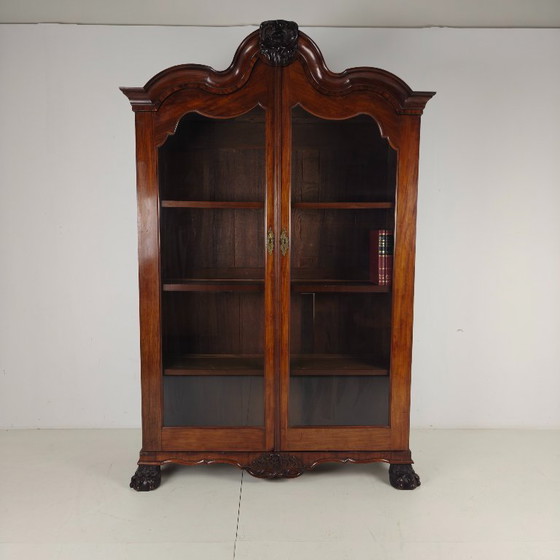 Image 1 of Librería/vitrina holandesa del siglo XVIII, circa 1760-1780