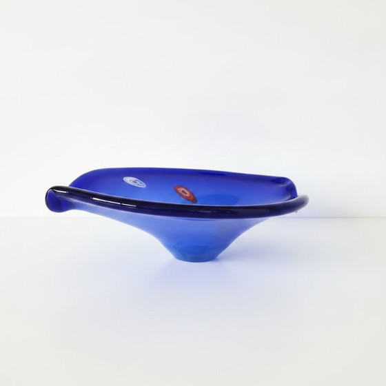 Lavorazione Arte Murano Cobalt Blue Glass Bowl – Schalen, Murano Glass (photo 5 of 6)