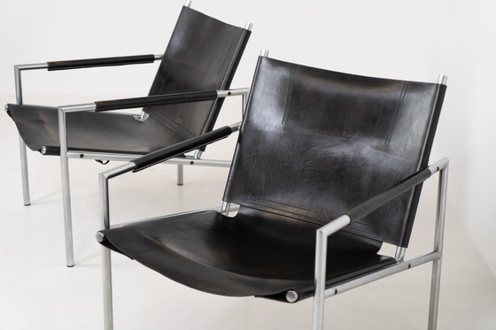 Image 1 of Early Pair of “SE02” Arm Chairs by Martin Visser for Spectrum (The Netherlands, 1960s)