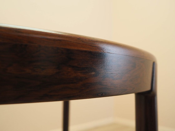 Image 1 of Round rosewood table, Danish design, 1960s, designer: Harry Østergaard, manufacturer: Randers Møbelfabrik