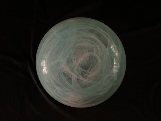 Image 1 of Turquoise and white bowl from Leerdam.