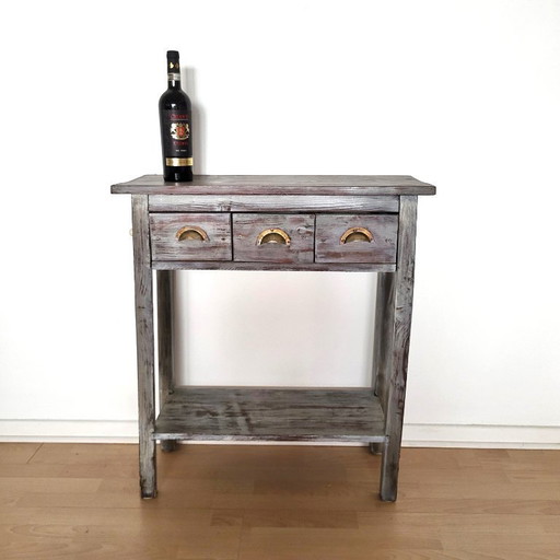 Antique Patinated Console