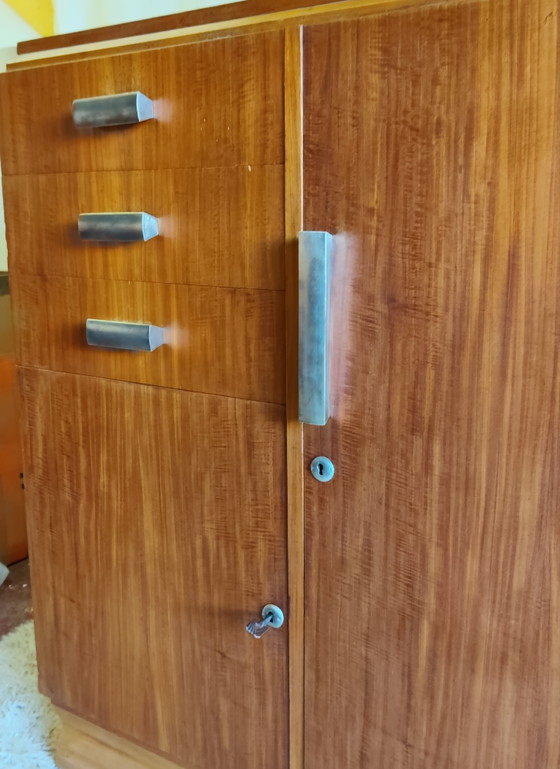 Buffet Art-Déco En Teck - Années 30/40 – Wood (photo 10 of 12)