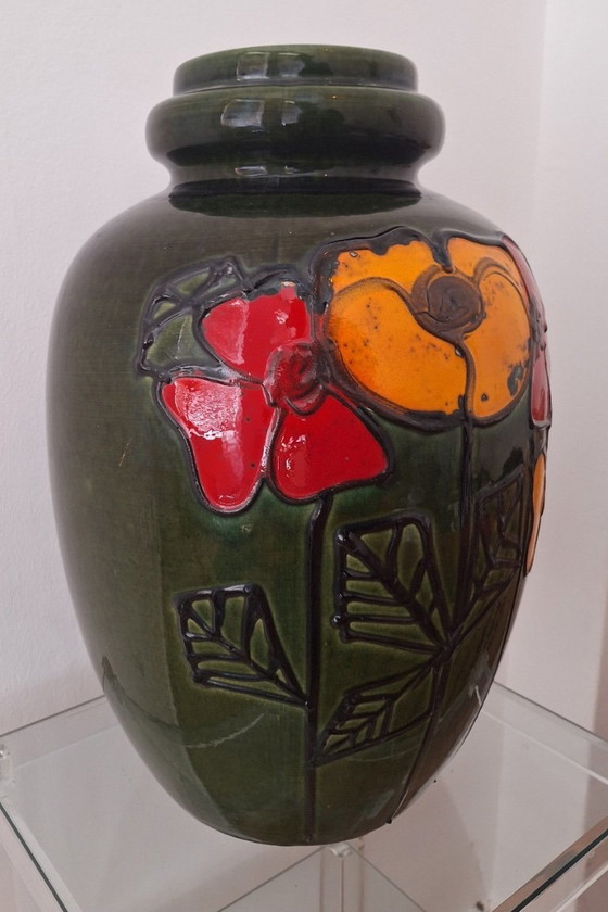 Brutalist Large Ceramic Floor Vase, 1960s (photo 15 of 19)