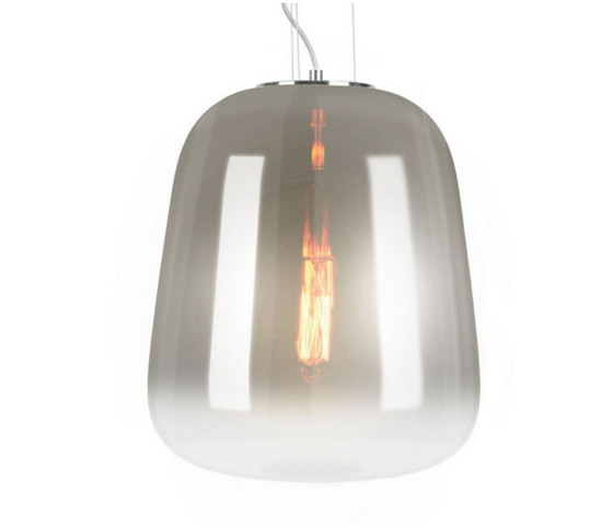 Image 1 of New - Leitmotiv Cone pendant lamp - smokey shadow - 33 cm