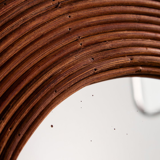 Image 1 of MK10991 Espejo con marco de caña