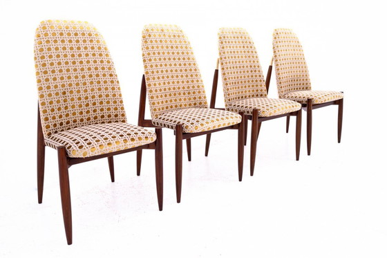 Image 1 of Set di 4 sedie, Cecoslovacchia, anni '50.