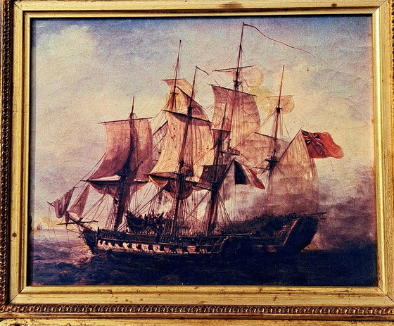 Image 1 of Louis Garneray, atribuido a - Captura de Kent/Captura de Lord Nelson