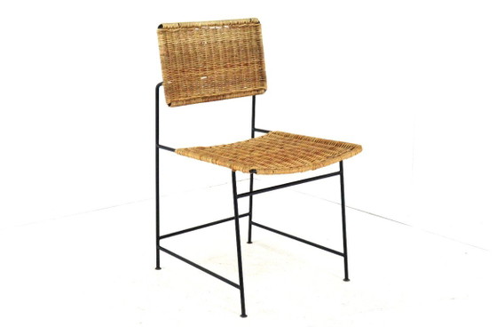 Maria Witzemann For Wilde Und Spieth SW88 Chair | 2 Pieces Available Vintage – Dining chairs, Metal, Wicker (photo 4 of 20)