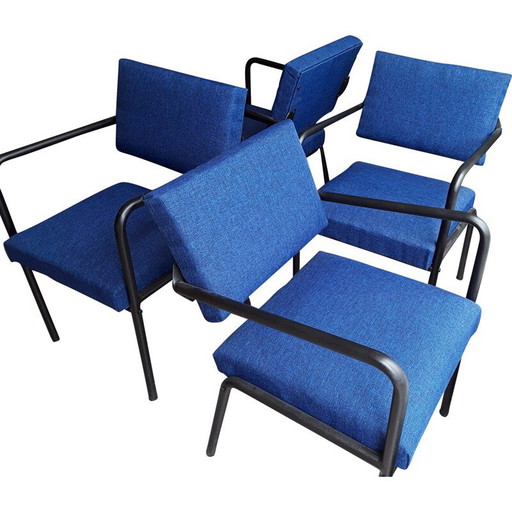 Ensemble de 4 fauteuils vintage de Pierre Guariche, 1950