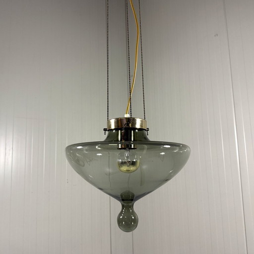 Suspension haute Chapparal Raak, Pays-Bas – hanglampen, Brass