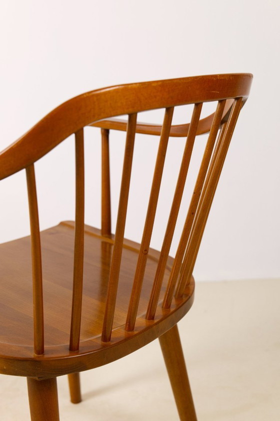 Image 1 of Poltrona con schienale a fuso di Axel O. Larsen, modello 1776 FH, Danimarca, anni '40