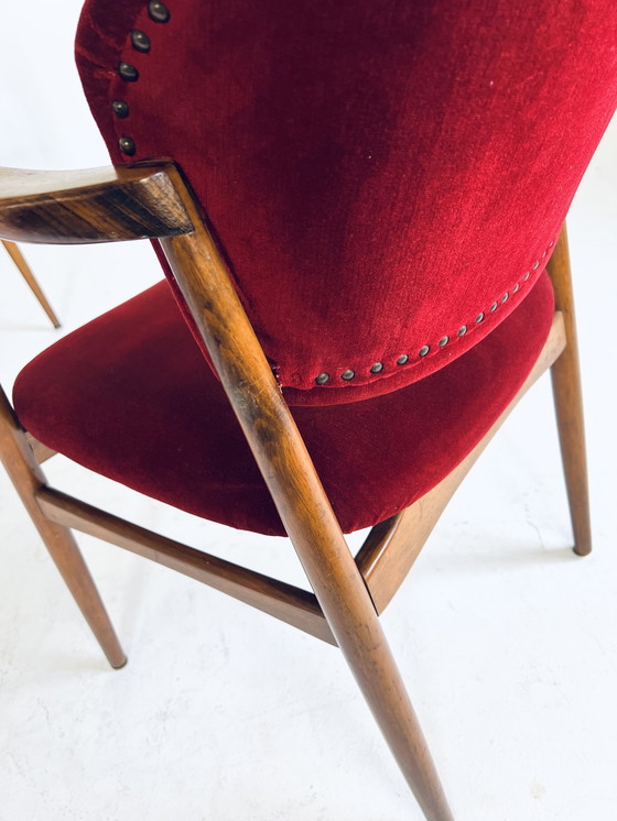 Image 1 of 4x Vintage Eetkamerstoel Spahn Stadlohn, Jaren ‘60