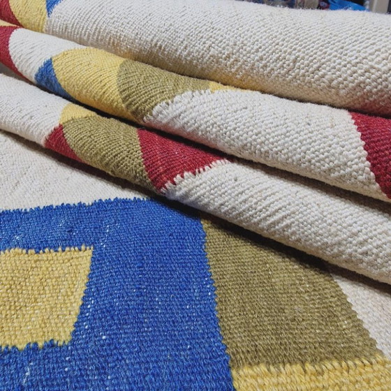 Tapiz de lana tejido a mano Piet Mondrian Broadway Boogie Woogie (Edición limitada 2/8) – Alfombras, Wool (photo 11 of 11)