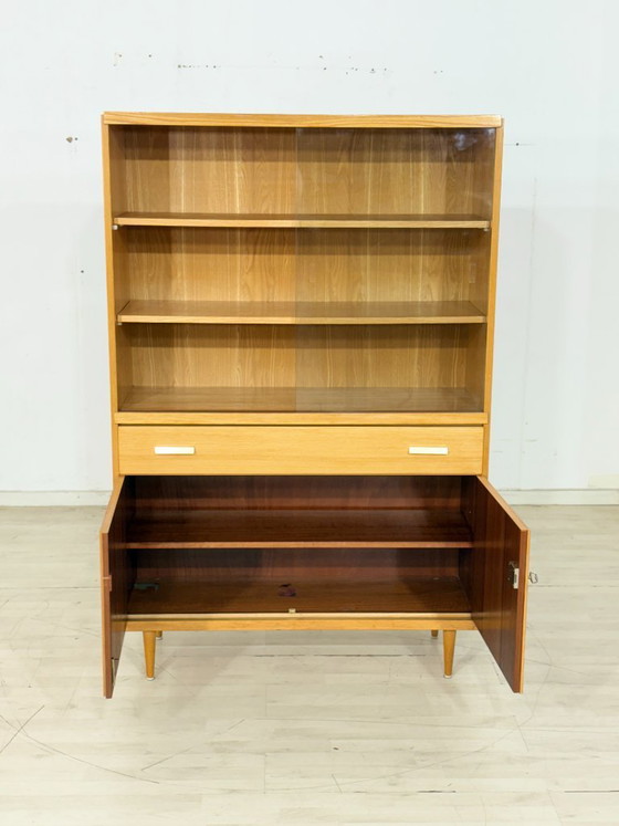 Image 1 of Elegant mid-century highboard – stylish display cabinet from the 1960s