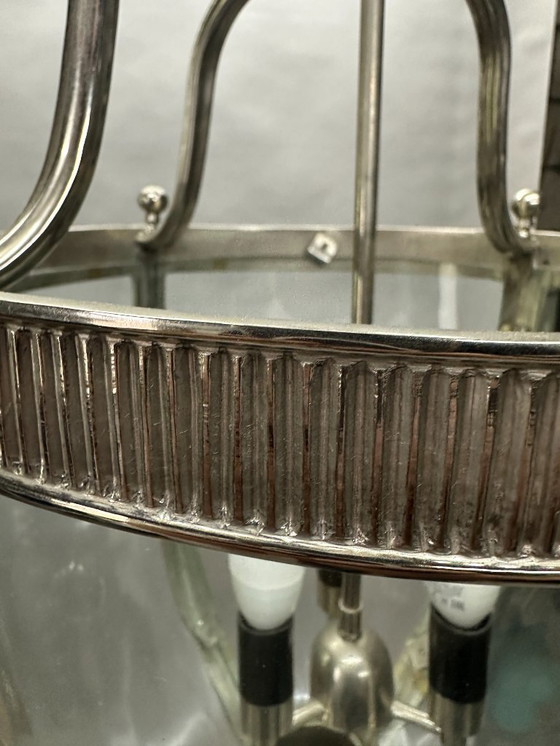 Image 1 of Lampada a sospensione di lusso Casa Padrino - Lampadario a calice/lanterna