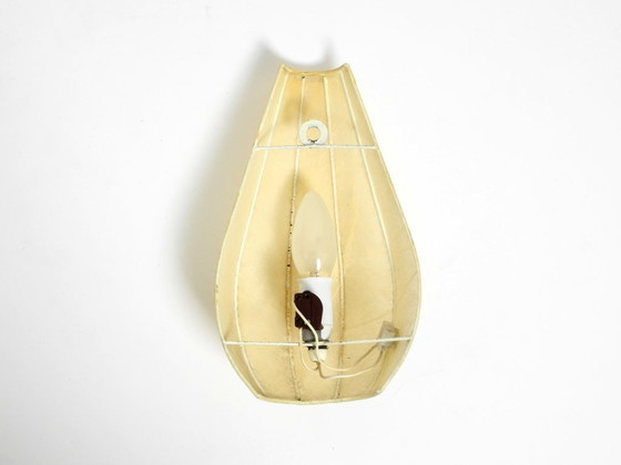 Image 1 of Beautiful 1960s Cocoon wall lamp with pull switch