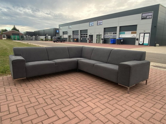 Image 1 of Gray Fabric Corner Sofa