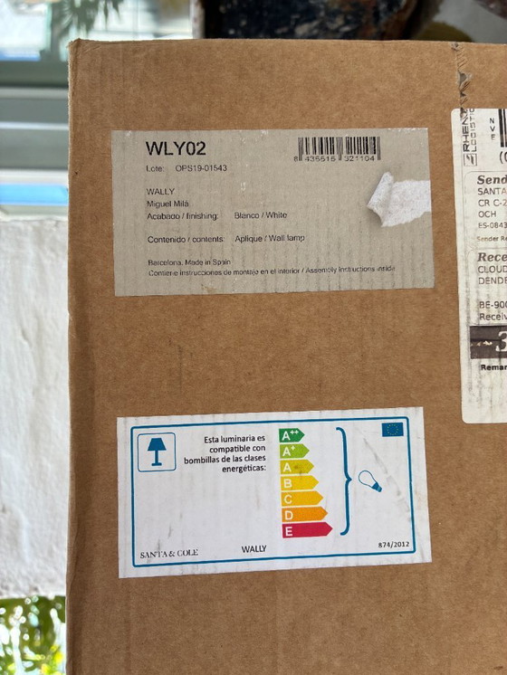 Image 1 of 2x Lampada da parete Wally Cesta Santa&Cole nuova