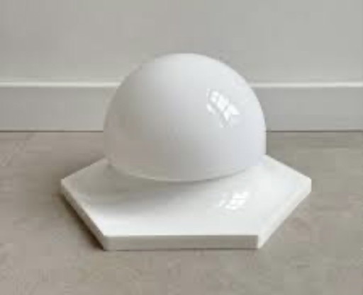 Vintage Dutch hexagonal mid-century ceiling lamp - wall lamp 1970s.