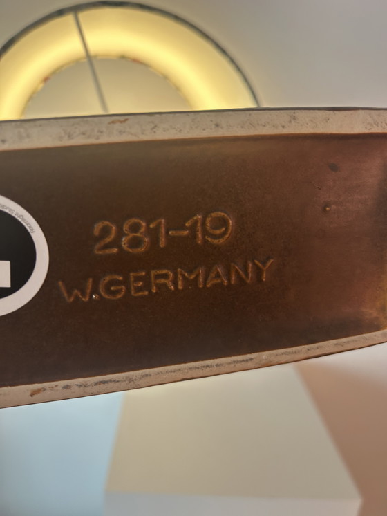 Image 1 of Medium-sized dragon lamp upcycled from an original Scheurich vase WGP