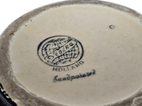 Image 1 of Vedera - Holland - handpainted - keramiek - Art Deco - 2e helft 20e eeuw