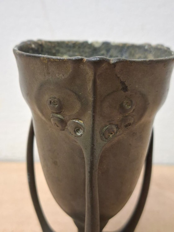 Image 1 of Antica tazza in peltro Kayserzinn Art Nouveau