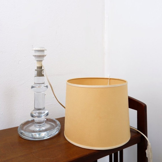 Image 1 of Sheraton model glazen tafellamp, van Michael Bang voor Holmegaard - jaren 70