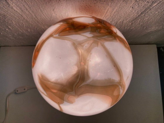 Image 1 of Lámpara de mesa en espiral de los años 70.