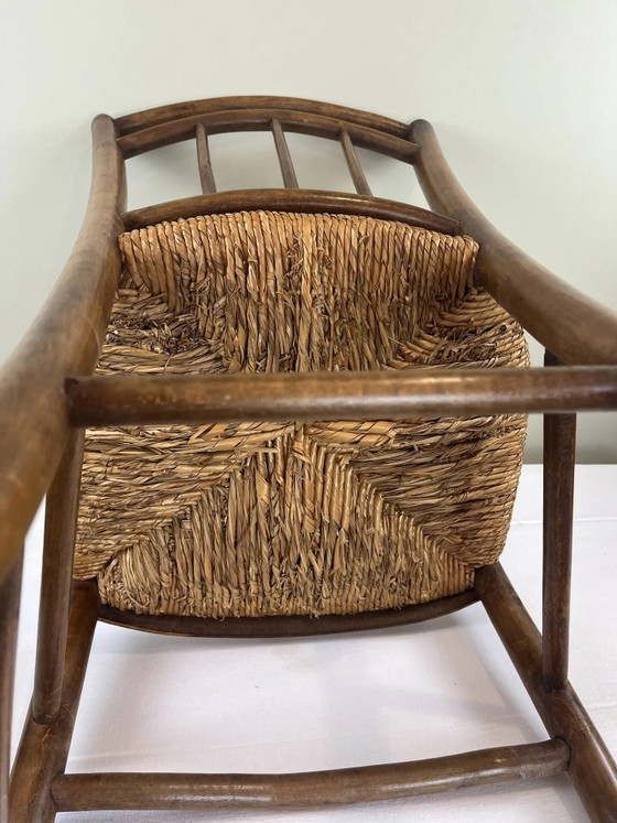 Sedia in legno e paglia – Sedie da pranzo, Wood, Vintage (photo 12 of 13)