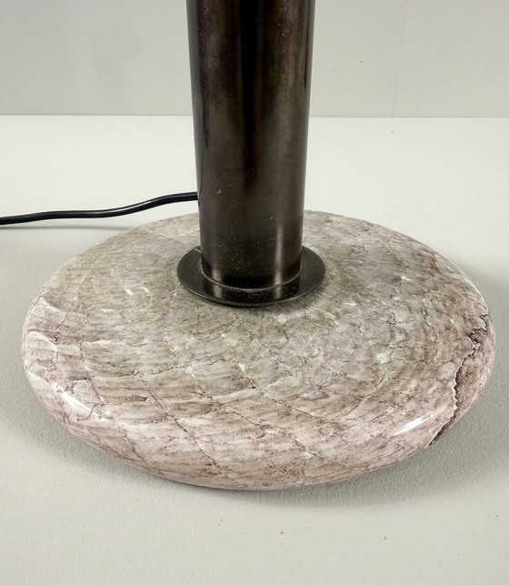 Image 1 of Lampe de table/champignon de Ludovico Diaz de Santillana pour Venini, modèle : 832, Italie, années 1960, exemplaire rare