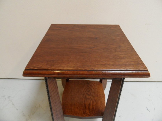 Image 1 of Art Nouveau bijzettafel Amsterdamse School