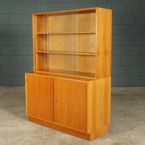 Image 1 of Vintage highboard – vitrinekast – jaren 60