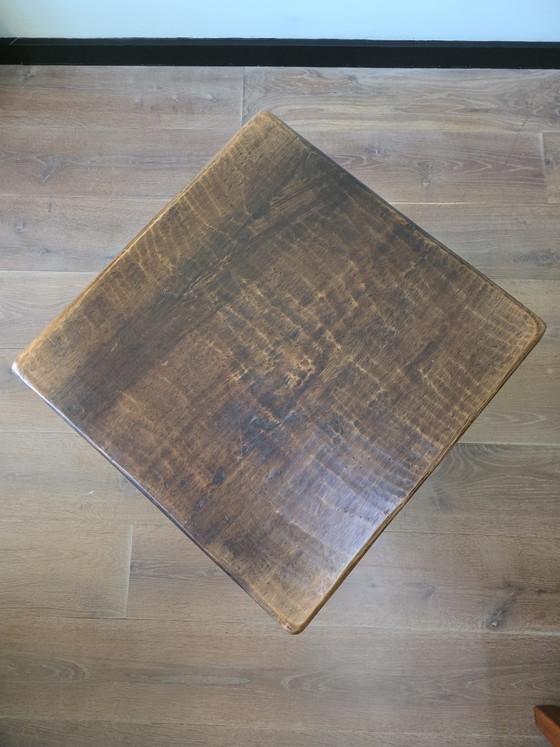 Image 1 of table basse rustique en bois massif