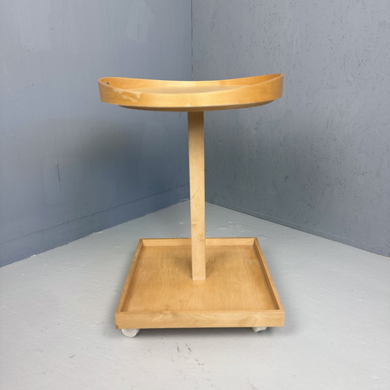 Image 1 of Bjorko side table with tray | design Chris Martin for Ikea