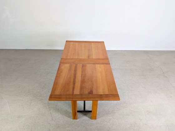 Image 1 of Large wooden dining table, beech design, country style, industrial style