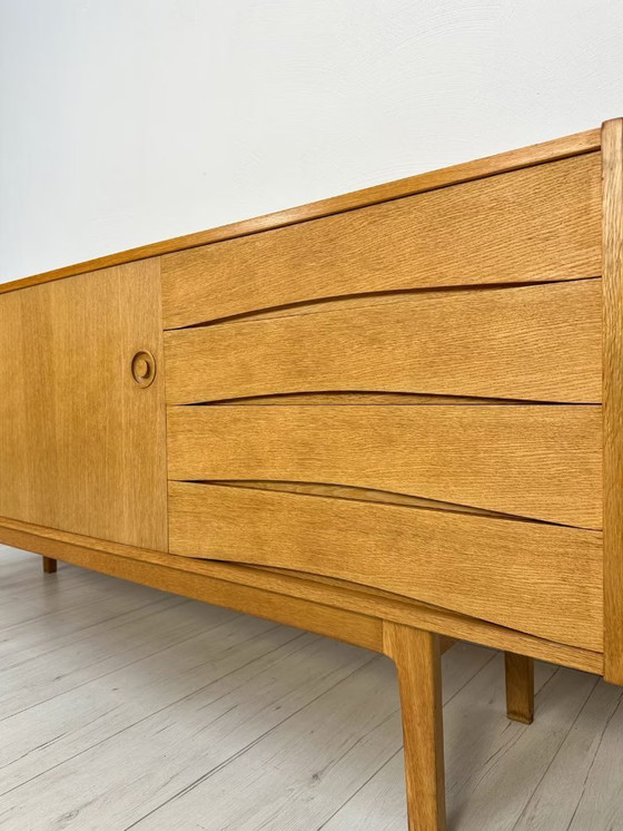 Image 1 of Vintage Scandinave Erik Wørts pour IKEA Chêne Buffet 60's 70's
