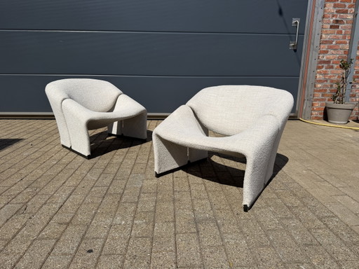 Artifort F580 Groovy armchairs in mint condition!! Pierre Paulin