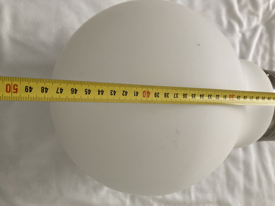 Image 1 of Giant opal glass pendant light by Agemob International, vintage 80s