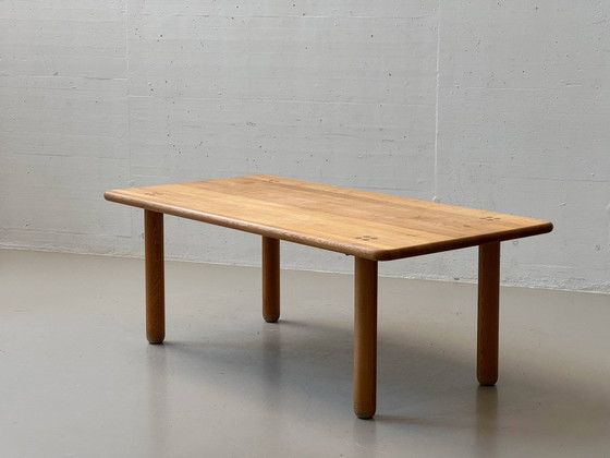 Vintage Solid Wood Table - Ash - 1970s – Dining tables (photo 5 of 9)