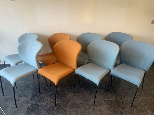 8x dining or conference chairs, brand Montis, model Calla