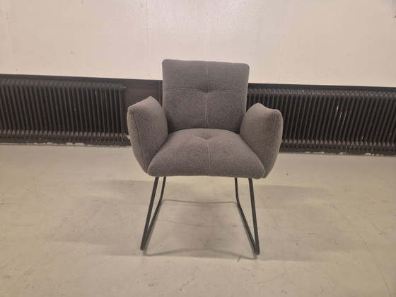 Image 1 of 6x SHOWROOM OUTLET - Eetkamerstoelen Dante - Teddy - NIEUW
