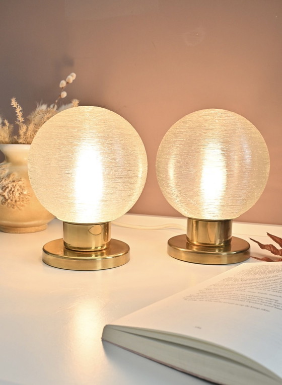 Image 1 of Ensemble de lampes de table vintage Doria Leuchten