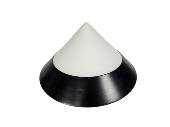 Image 1 of Memphis Milano style - 'Cone' - ceiling light - glass - metal - 80s