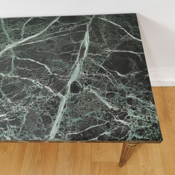 Image 1 of Hollywood Regency, Vintage Coffee Table With Marble Top