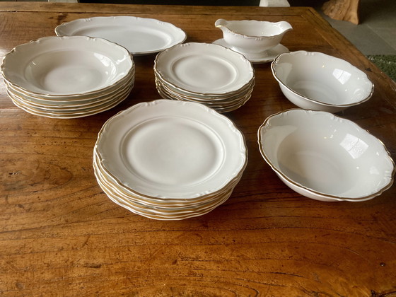 Image 1 of 6 persoons Walbrzych servies totaal 23 stuks 