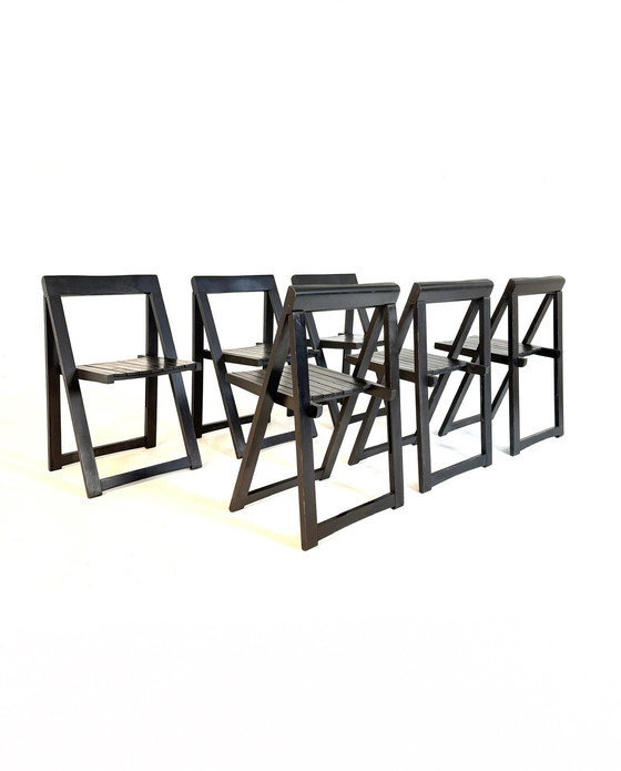 Image 1 of 6x design klapstoel ‘Trieste’, Aldo Jacober
