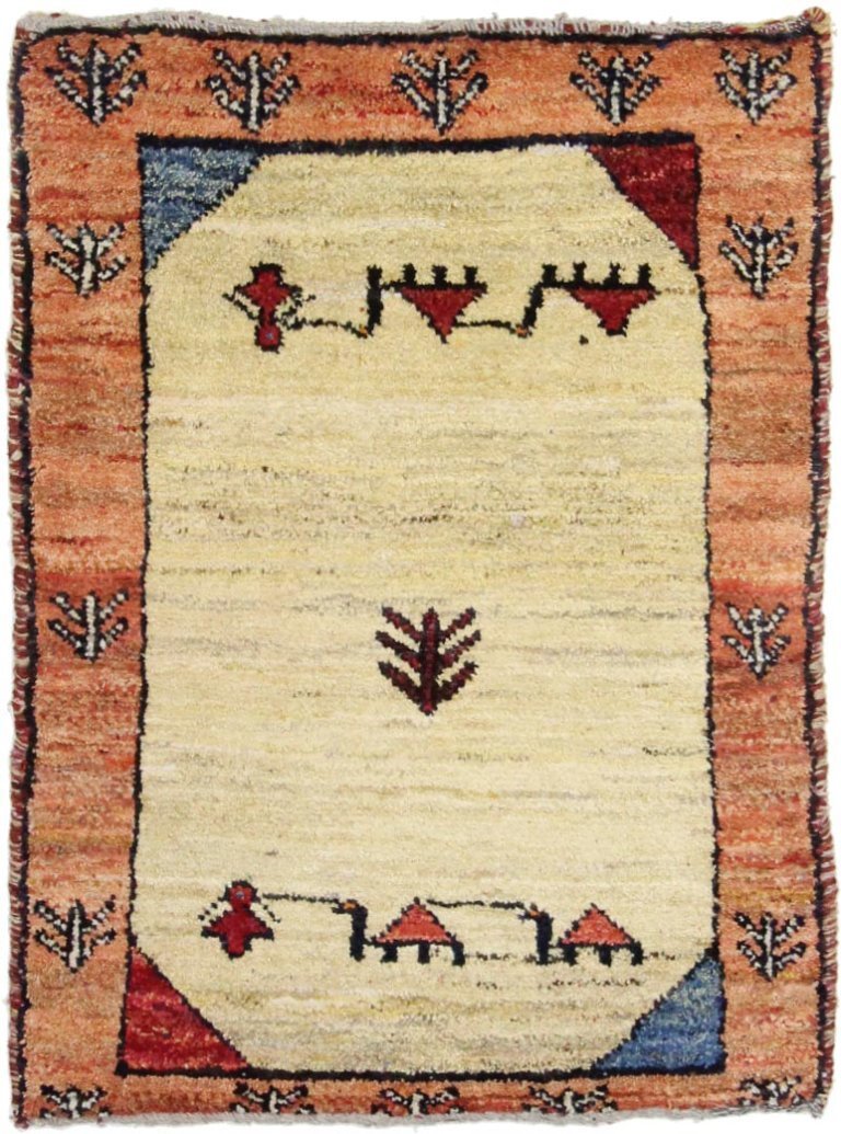 Kilim ancien persan ghashghai tissé main 131x246 cm | Selency