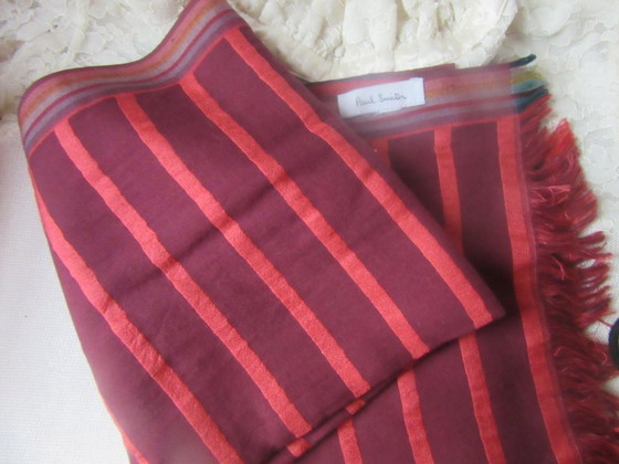 Vintage Paul Smith Long Scarf unisex, Decorative Objects, Textile, Multi Color (photo 4 of 8)